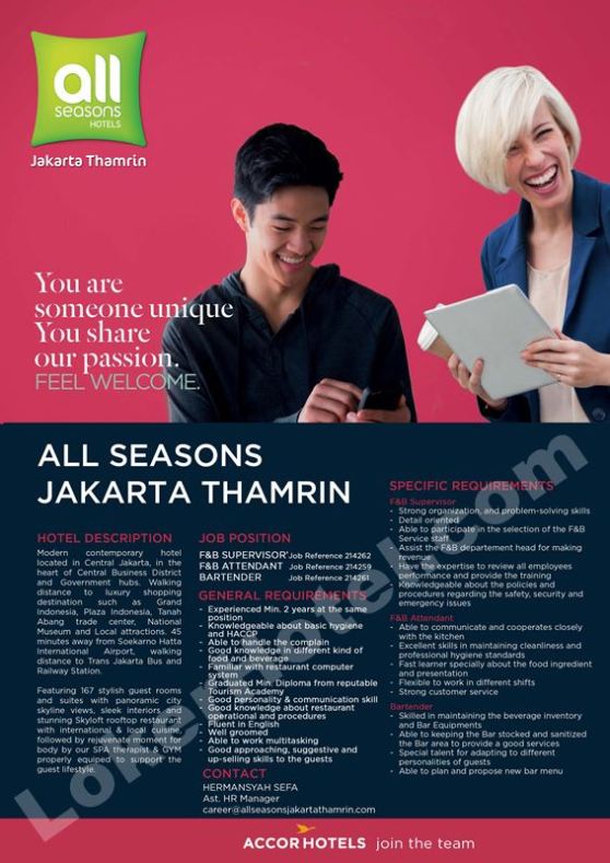 all seasons Jakarta Thamrin