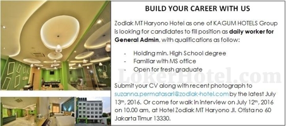 Zodiak MT Haryono Hotel Jakarta // Suzanna Permatasari