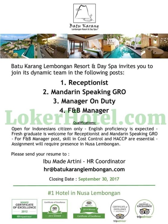 Batu Karang Lembongan Resort & Day Spa Bali //// Rahmat Julyanto