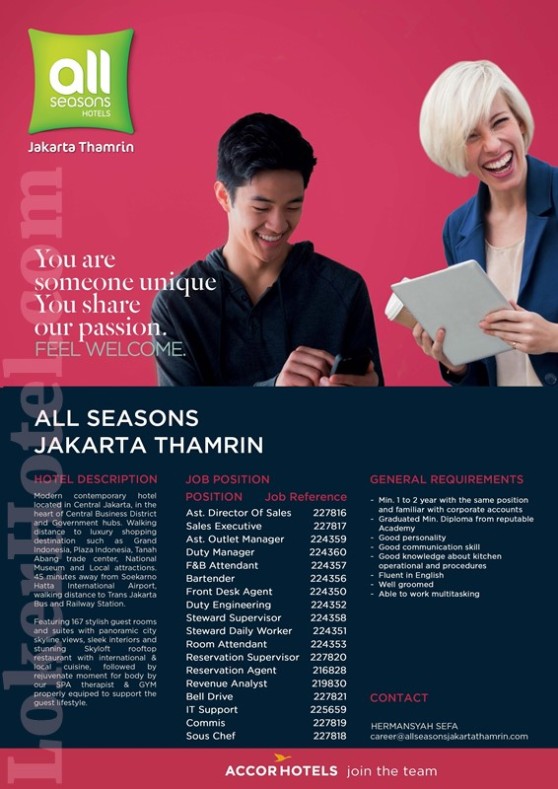 all seasons Jakarta Thamrin /// sefa herman