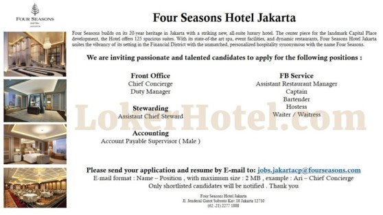 Four Seasons Hotel Jakarta // Dicky Nugraha Ramdhani