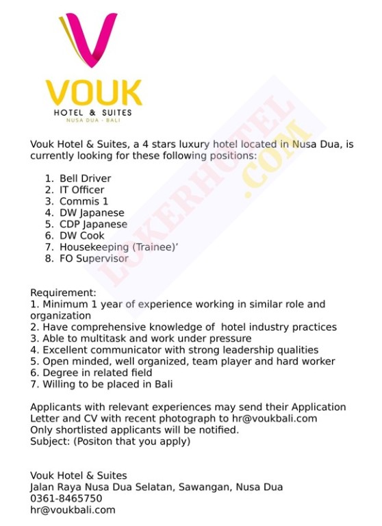Vouk Hotel & Suites Bali