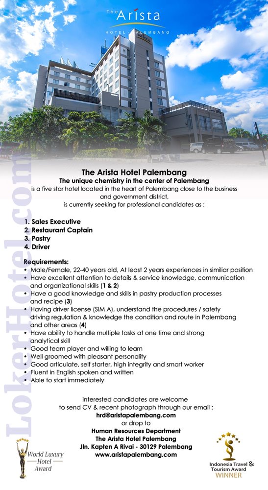 The Arista Hotel Palembang