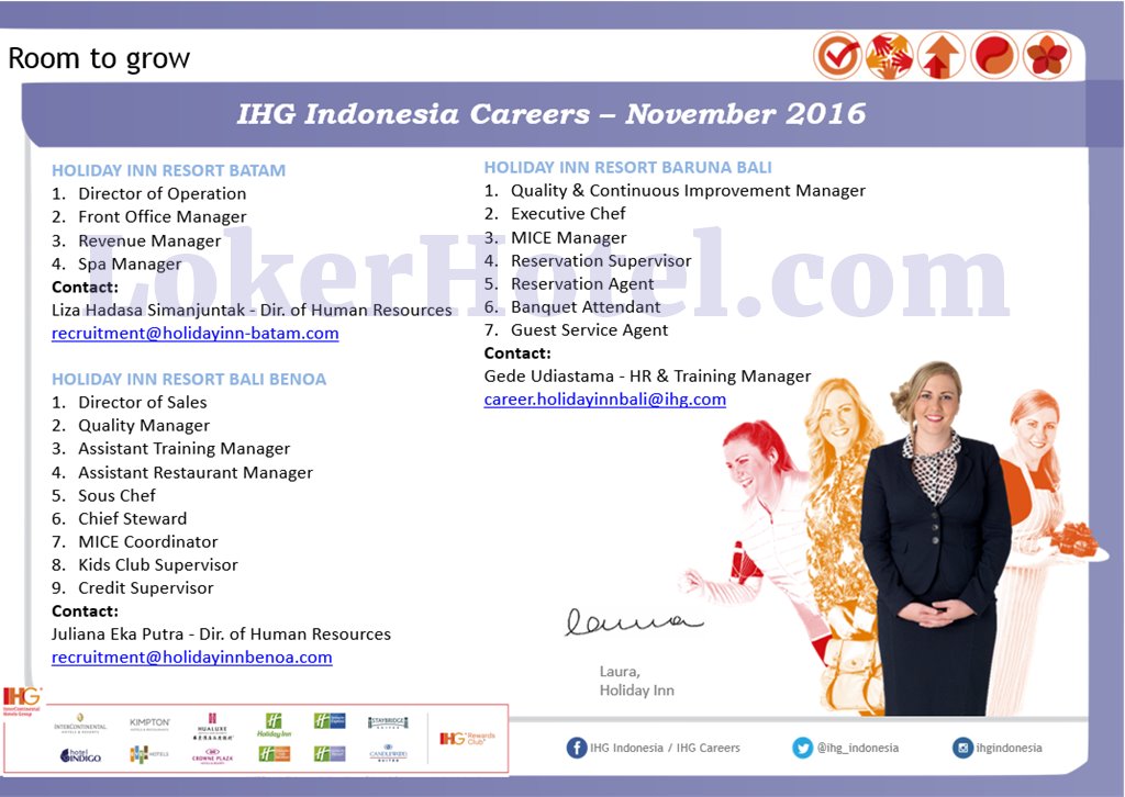 IHG Indonesia Careers November 2016 [CLOSED] - Lowongan 