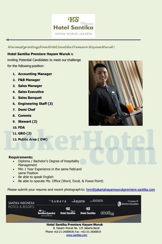 Hotel Santika Premiere Hayam Wuruk Jakarta // Vevent Rudiana