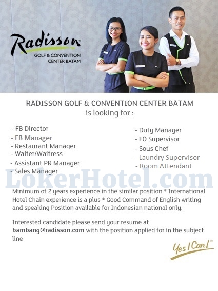 Radisson Golf & Convention Center Batam // Bambang ES