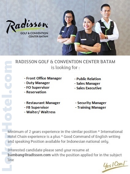 Radisson Golf & Convention Center Batam
